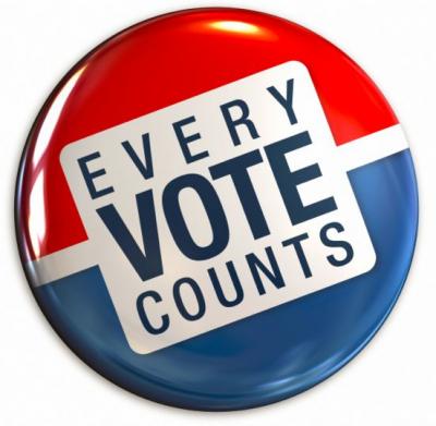 every vote counts button